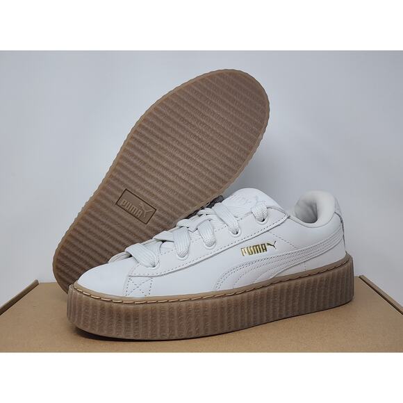 DS Puma Creeper Phatty Rihanna Fenty GS WARM WHITE 399866-03 Size 5.5 - Picture 1 of 7